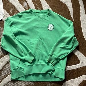 Aerie Vibrant Green Crewneck sweatshirt